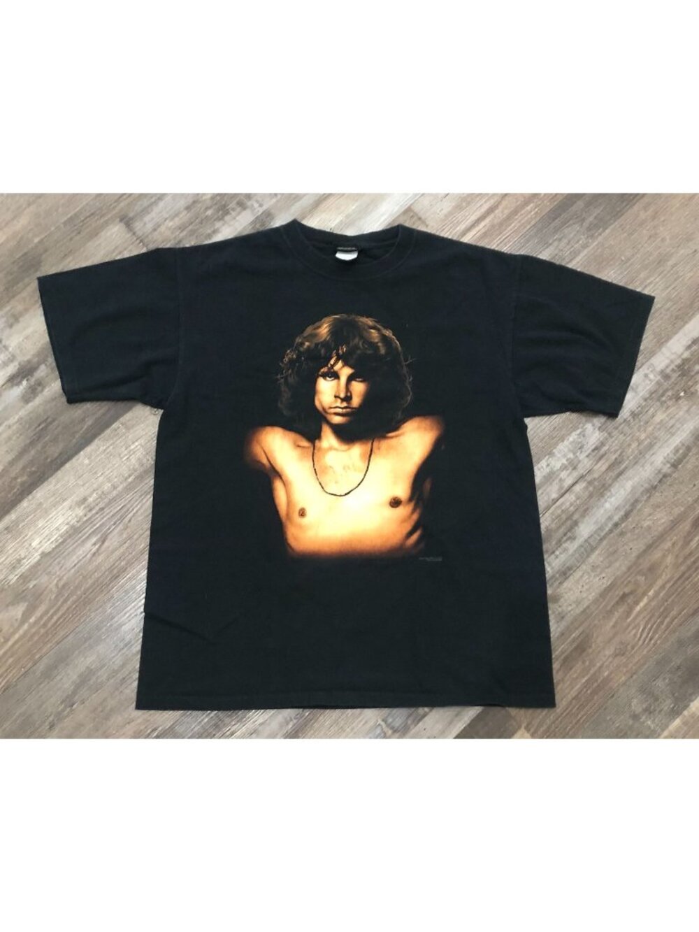 Vtg Winterland Jim Morrison the Doors Mens XL Black Lizard King T Shirt